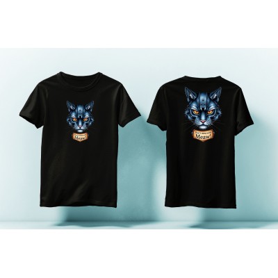 Tricou Cat Blue